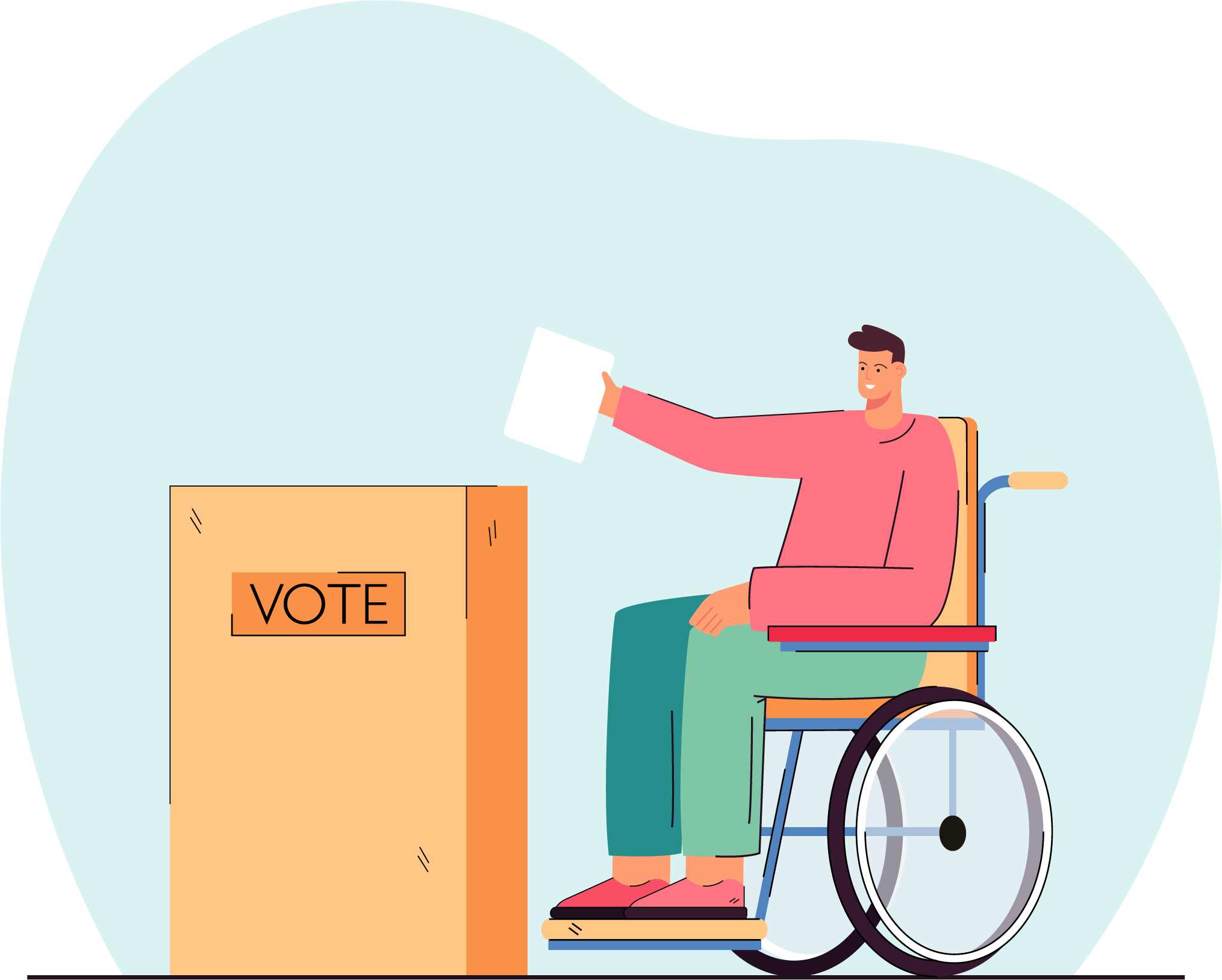 Votación accesible