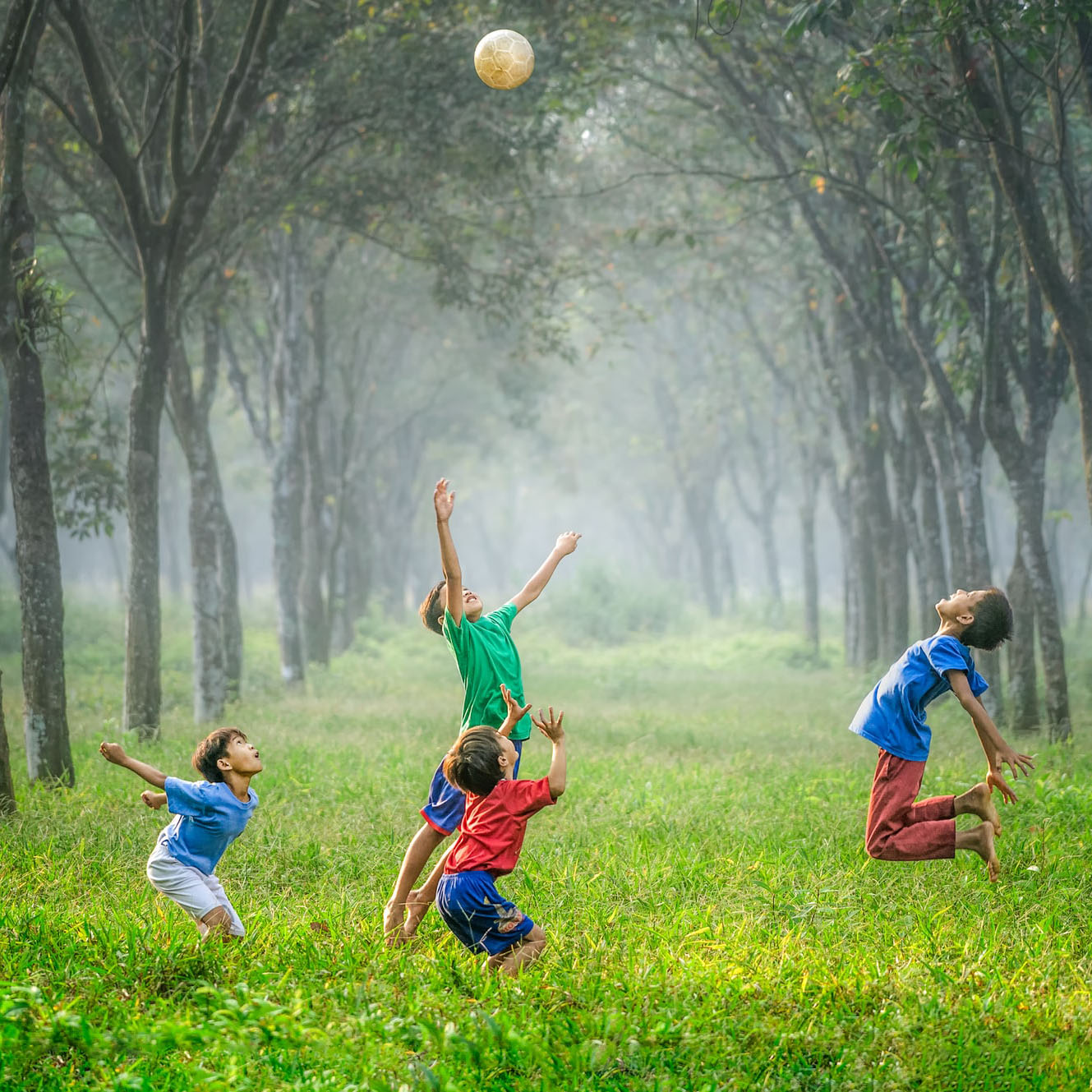Niños felices